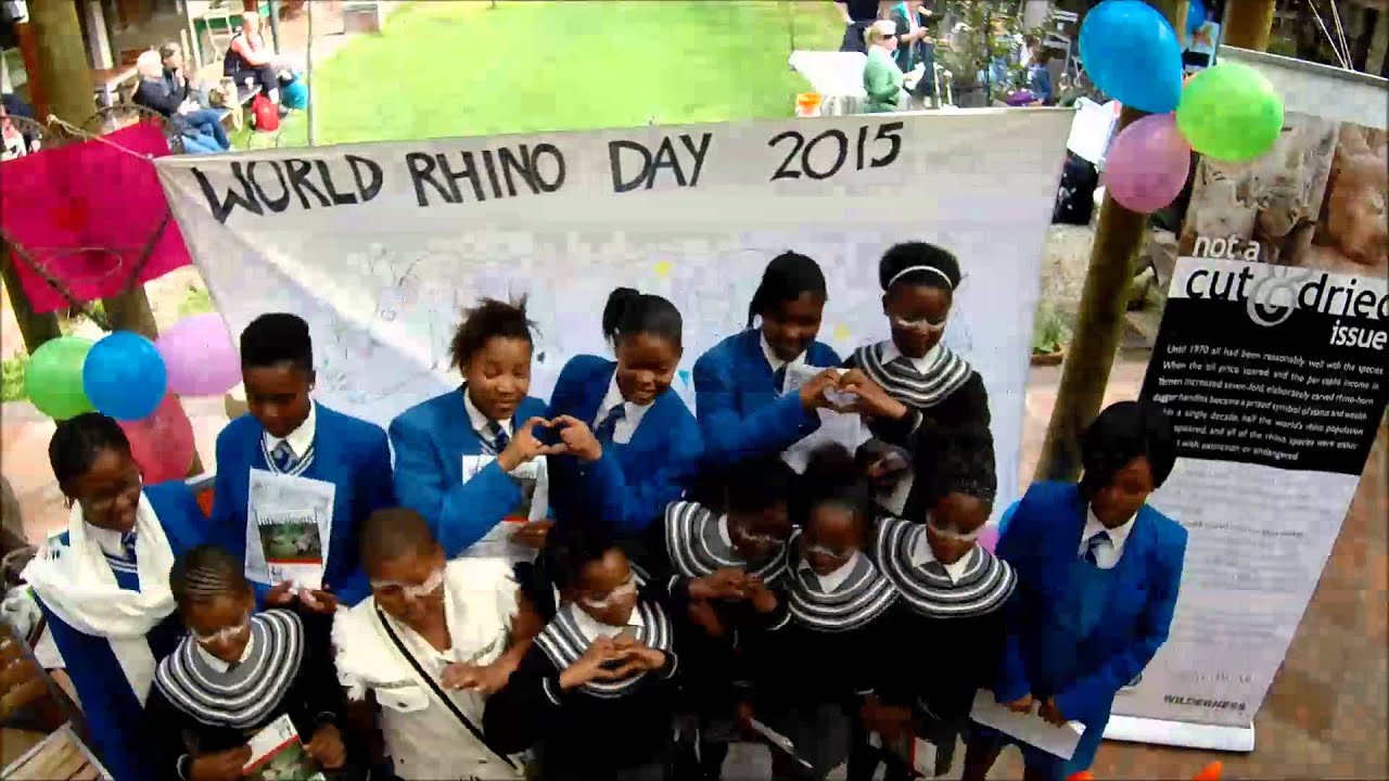 World Rhino Day 2015 - Increasing awareness of the rhino poaching crisis in South Africa