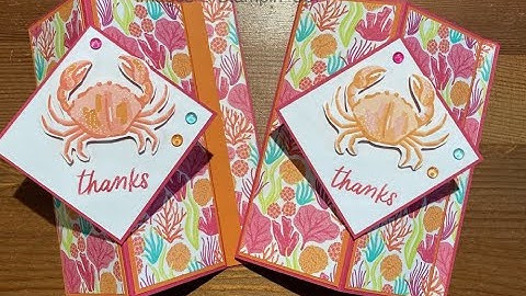 Floating Front Vertical Easel Stamping Tutorial Technique Tuesday