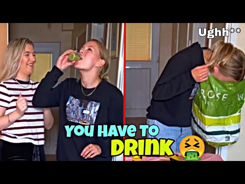 If You Lose You Have To Drink 🤮😂 | Funny Game with Bryony Hanby & Liv