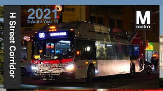 Washington, D.C.: Buses, Trains, and Streetcars Along H Street - WMATA TrAcSe 2021