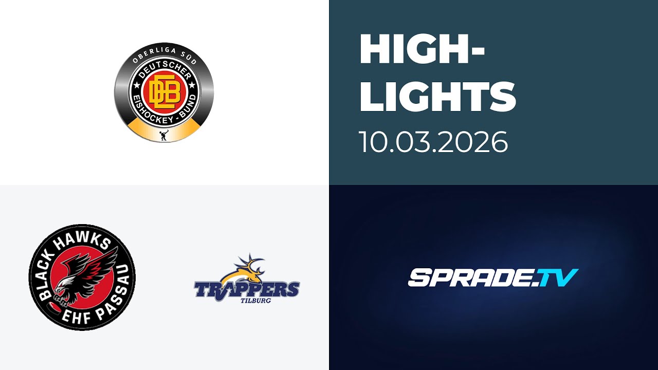 10.03.2026 - Highlights - EHF Passau Black Hawks vs. Tilburg Trappers