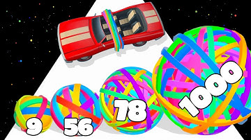 TikTok Gameplay Video 2023 - Satisfying Mobile Game Max Levels: Flexy Runner 3D, Ball Run 2048 Up