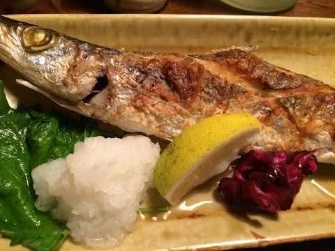 「カマスのさばき方」（塩焼き用）