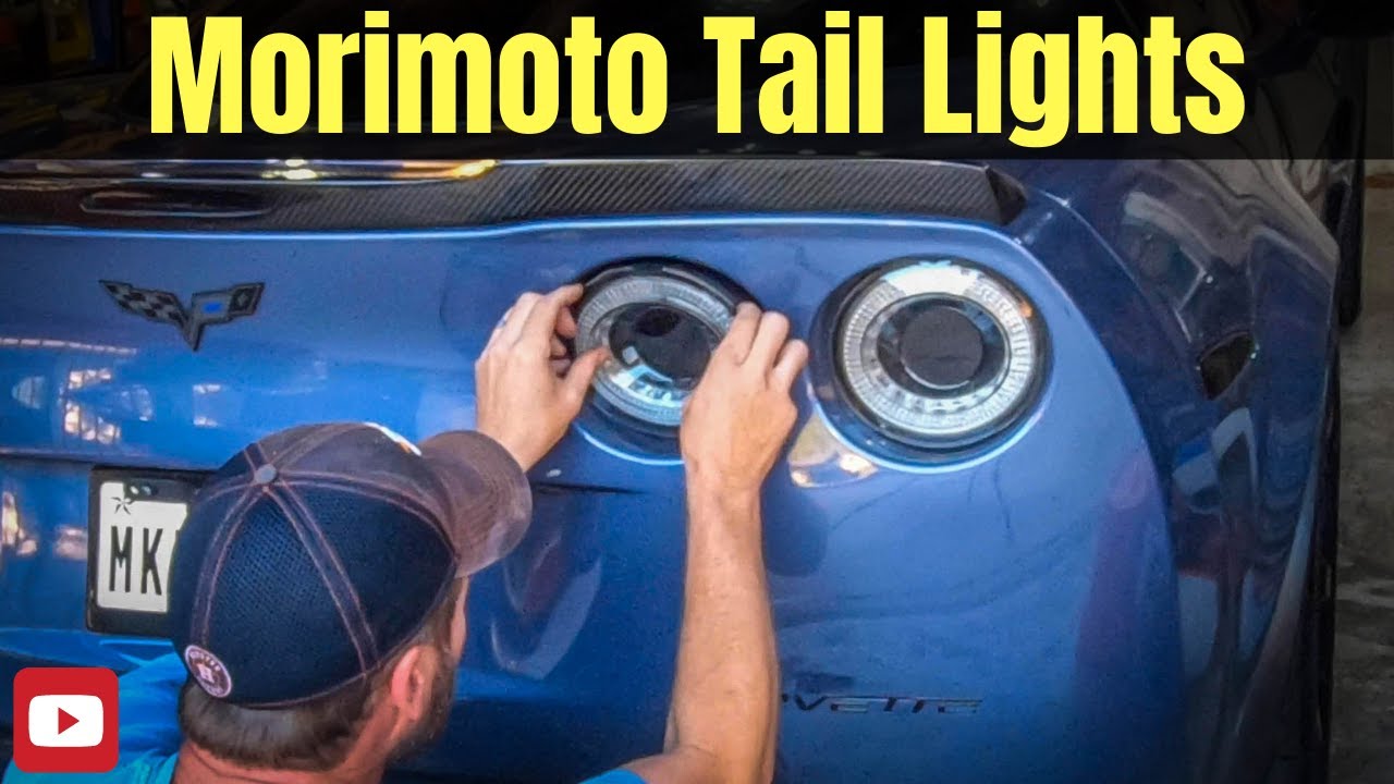 CORVETTE C6 MORIMOTO TAIL LIGHTS Unbox, Install, Review, & Montage