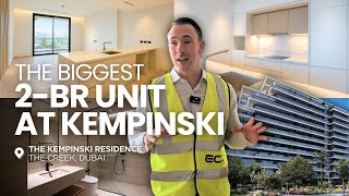 Inside The Largest 2-Bedroom in Kempinski Residences, DUBAI