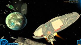 SWTOR Space Combat First Escort Mission (repeatable for 50% xp)