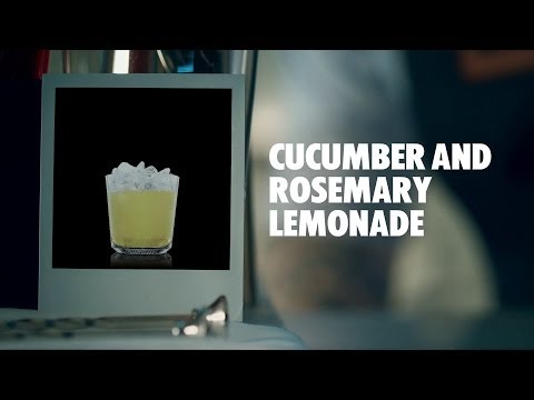 CUCUMBER AND ROSEMARY LEMONADE DRINK RECIPE - HOW TO MIX