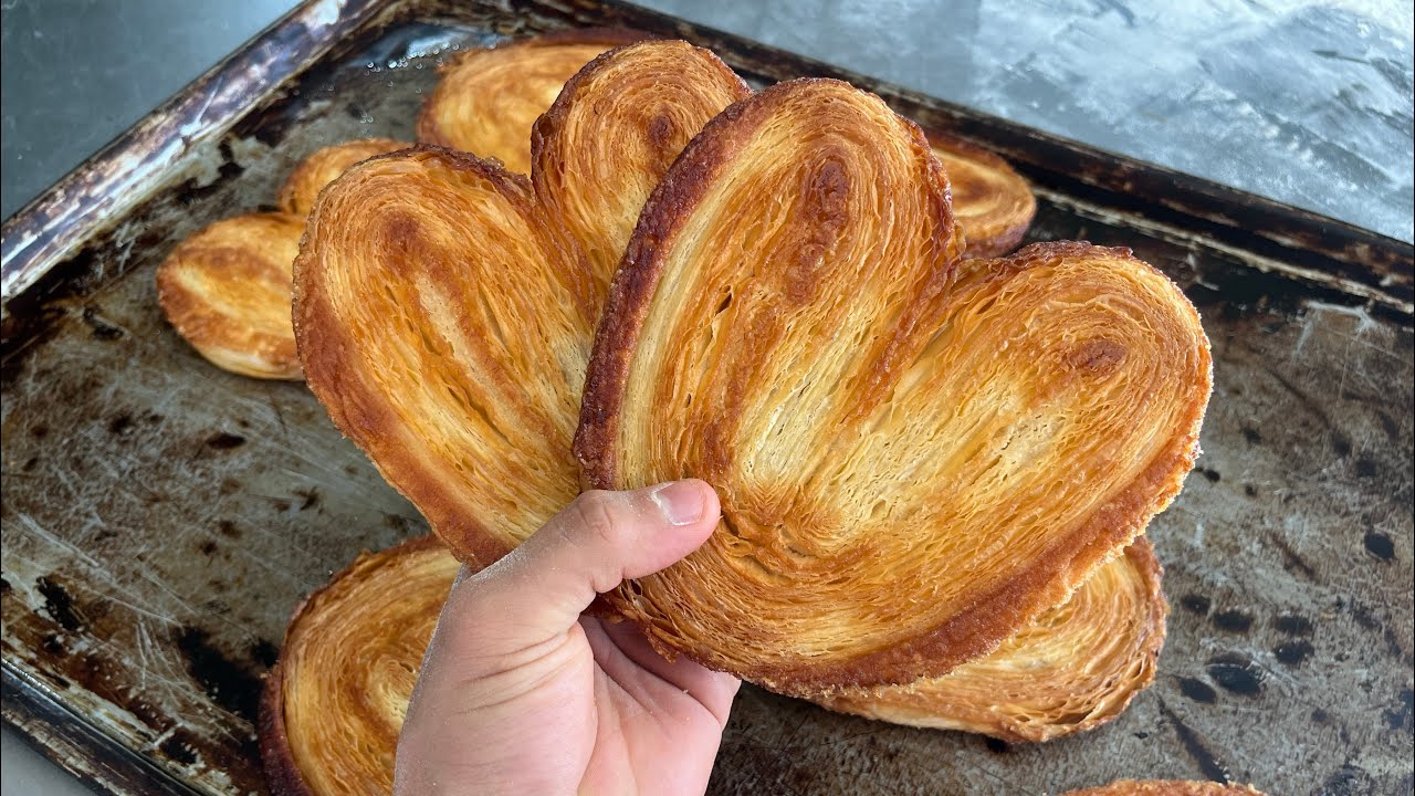 Cómo hacer orejas de masa hojaldre(NO OCUPARÁS BUSCAR MÁS VIDEOS) Pt.2