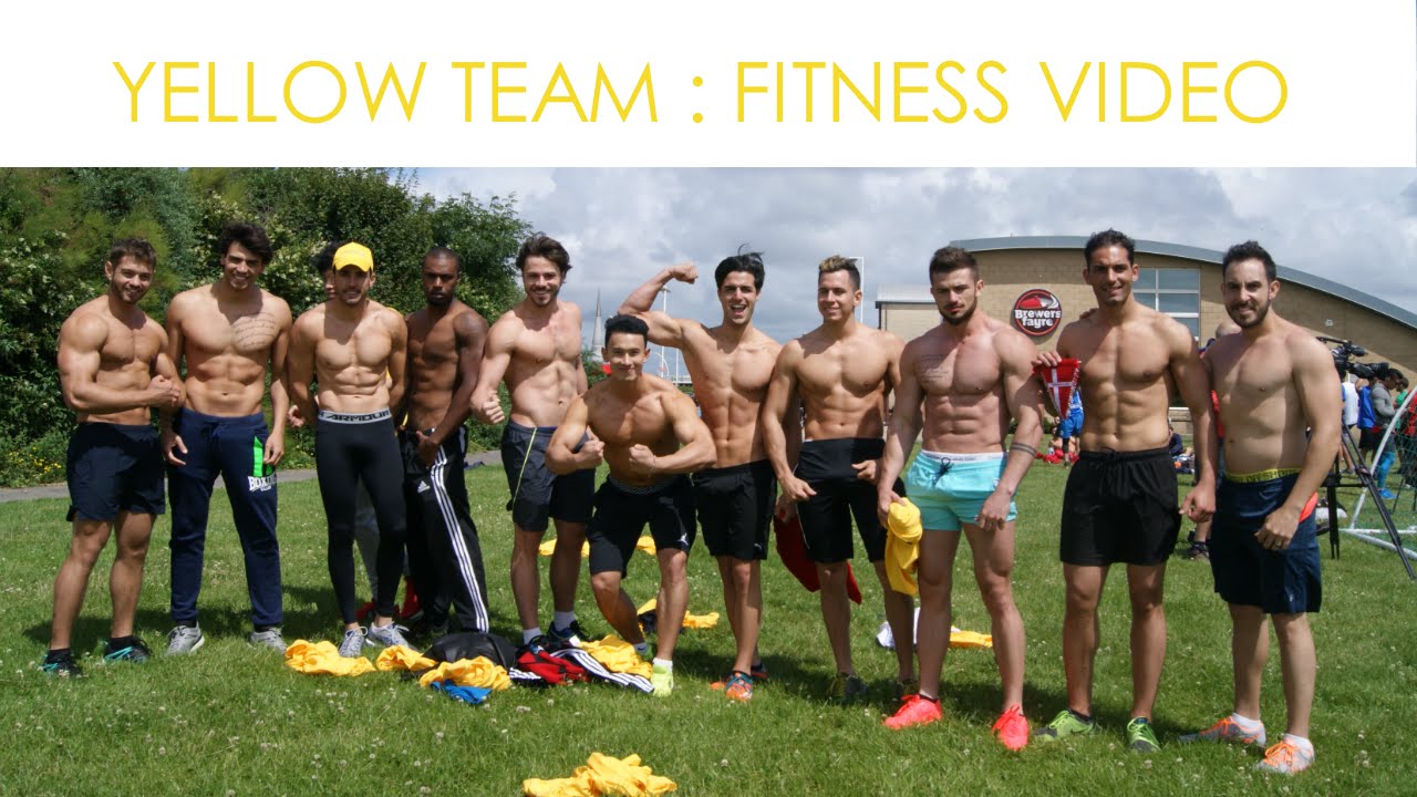 The Yellow Team Fitness Video : Mr World 2016