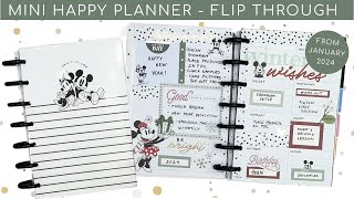 Disney Mini Happy Planner - Flip Through 2024