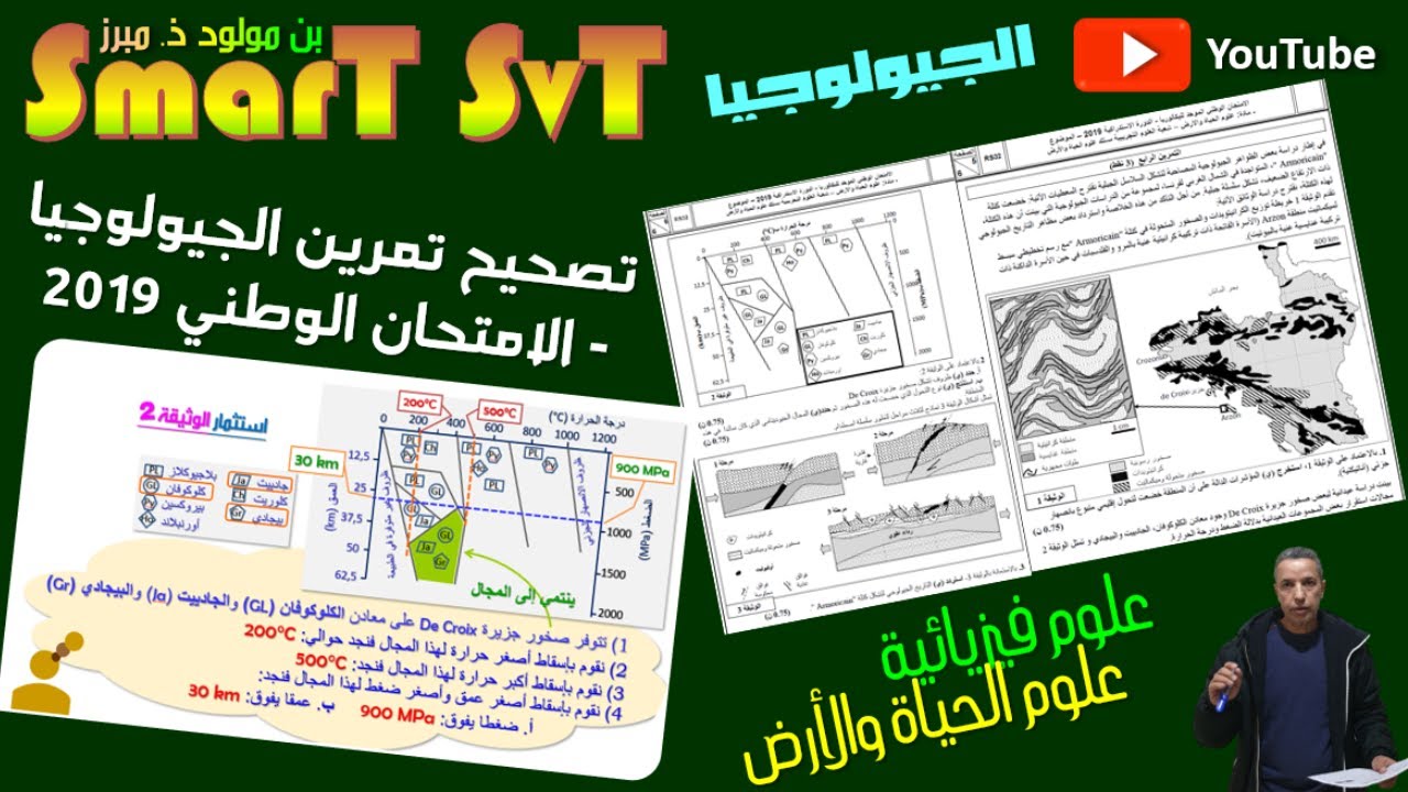 45-تمرين الجيولوجيا-الامتحان الوطني 2019
