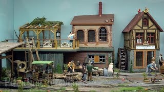 Very Nice Gn15 Model Train Layout Of Field Railways - 135 Diorama Of Trench Railways