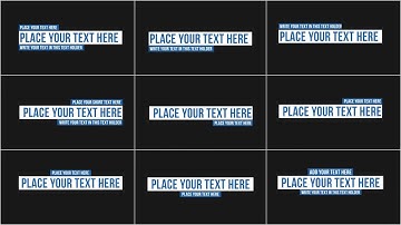 The Lower Thirds | Premiere Pro MOGRT Template