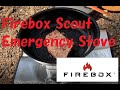 【Firebox】【ギアテスト】Firebox Scout Emergency Stove Grilling Steak.