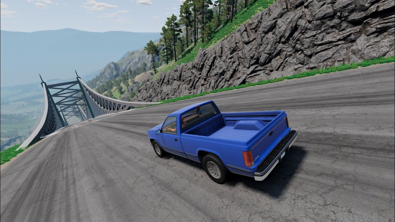 Full Throttle INSANE Long Downhill Mayhem! | BeamNG.drive Epic Crashes & Speed Test #1