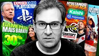 ChatGPT x Designers, Game Pass Corrigido, Bets e Mercados de Previsão Distópicos &amp; Mais! | Ep. 114
