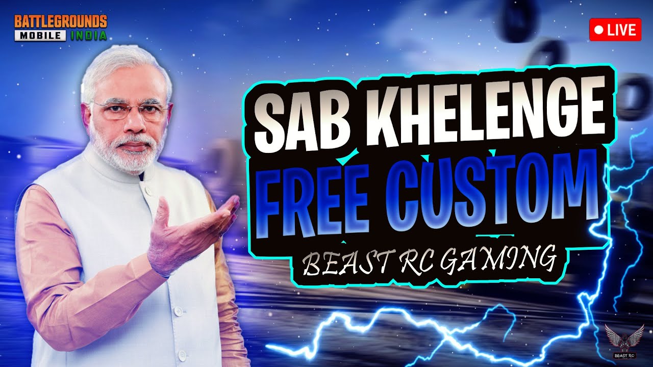 🛑 SAB KHELENGE BGMI LIVE........ | LIVE with IPHONE 11 || BEAST RC GAMING 