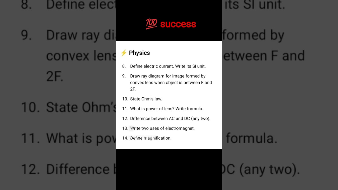 class 10 board science 