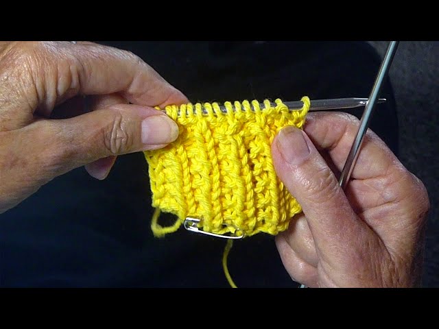 Loom Knit Stitch Pattern the Farrow Rib Stitch With Video Tutorial