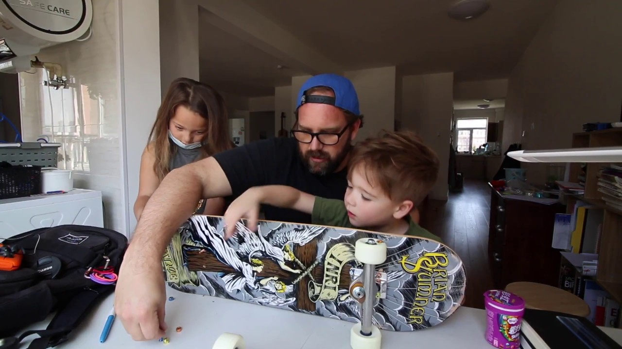 4 year old skateboard crash and story time!!