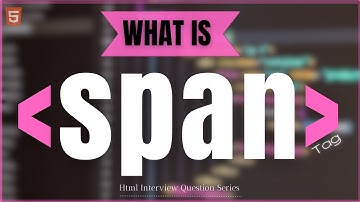What is Span Tag in HTML? | Span vs Div Explained in 5 Minutes 🔥 (Hindi)