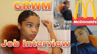 grwm: mcdonalds job interview   tips!!