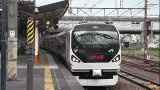 [FHD]E257系0番台「かいじ」発車 八王子