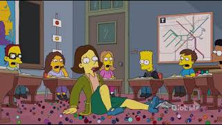 Bart goes to detention room
