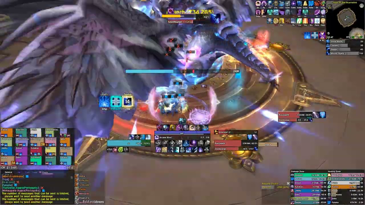 Nefastus vs Razageth Mythic (Arcane Mage, 3rd Kill)