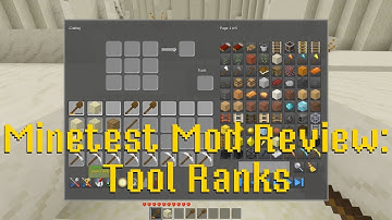 Minetest Mod Review: Tool Ranks