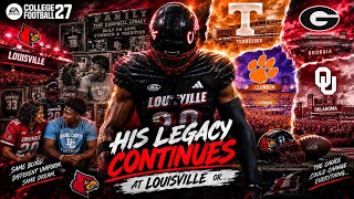 Will His Legacy Continue at Louisville Or? 👀🏈