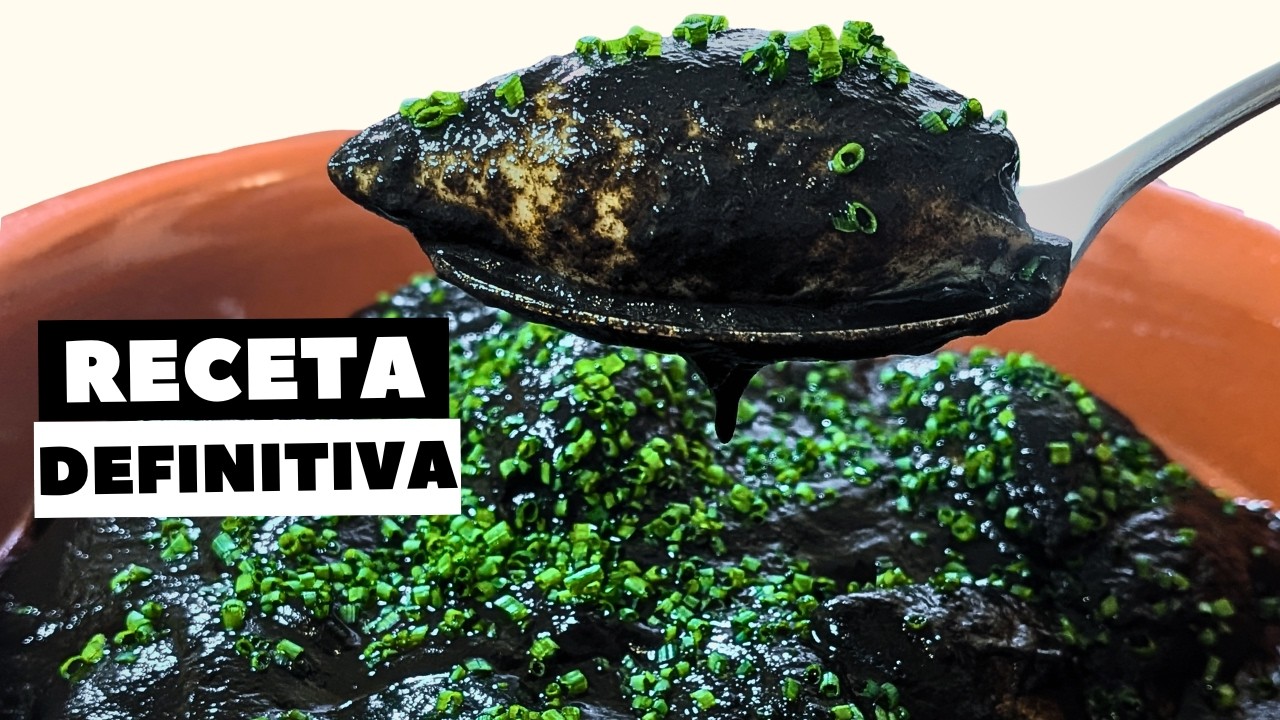 Chipirones rellenos en su tinta | Receta tradicional paso a paso