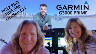 Garmin G3000 PRIME Simulator; Available in the PC12 PRO, TBM 980 and soon to be available in the CJ4