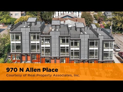 970 N Allen Place, Seattle, WA home video tour
