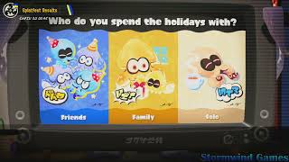 Splatoon 3 - FrostyFest 2026 Results - Friends vs Family vs Solo Splatfest Results Dialogued