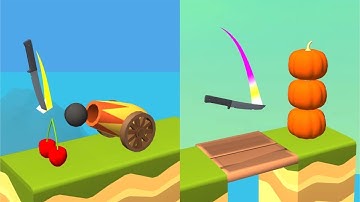 Knife Jump! Very Satisfying And Relaxing ASMR Slicing Game