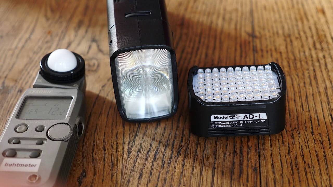 godox ad200 LED head (AD-L) first look - YouTube