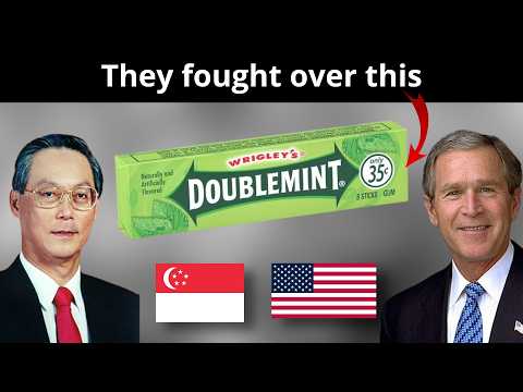 Why America Fought Singapore Over Chewing Gum (For 2 Years)