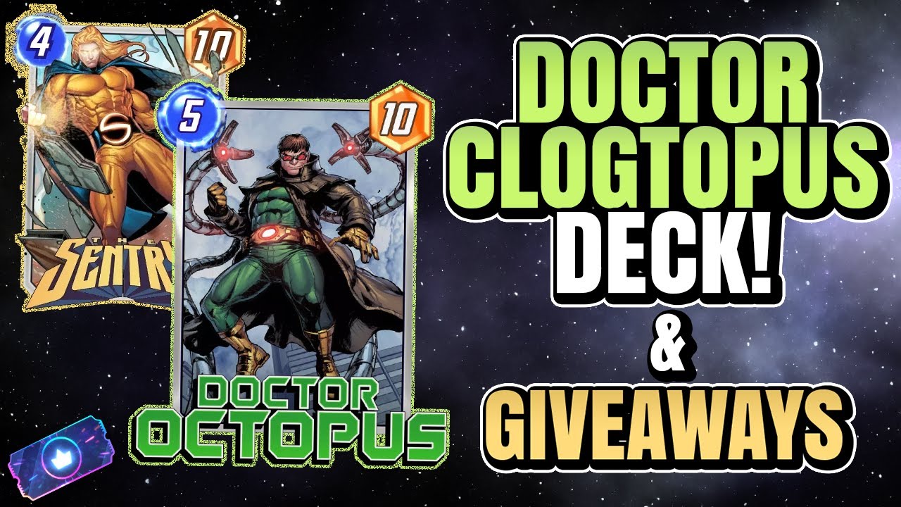 This CLOGTOPUS Deck is SO FUN! | Marvel Snap Deck Guide & Giveaways ft. Doctor Octillery
