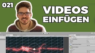 [021] Unity JUMP AND RUN - Videos einfügen für Intro und Zwischensequenzen - Deutsch/German