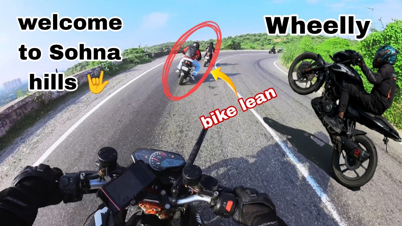 Welcome to Sohna hills road hyper bike ride 🤟😱 || 