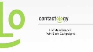Email Marketing Win-Back Campaigns