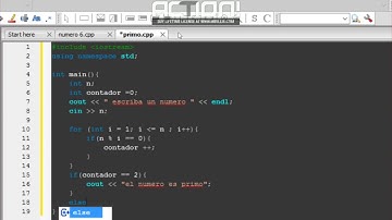 Ejercicios basicos de programacion en C++ # 3 (determinar si un numero es primo)