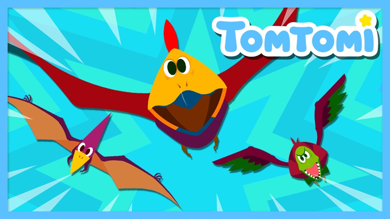 Wer ist der König der Flugsaurier? 🤔💭 | Liedersammlung | Kinderlieder | TOMTOMI auf Deutsch