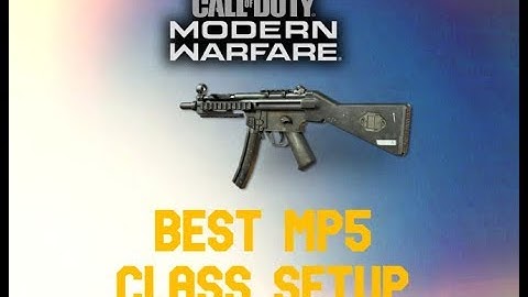 THE BEST MP5 CLASS SETUP IN MODERN WARFARE!! MW MULTIPLAYER GAMEPLAY