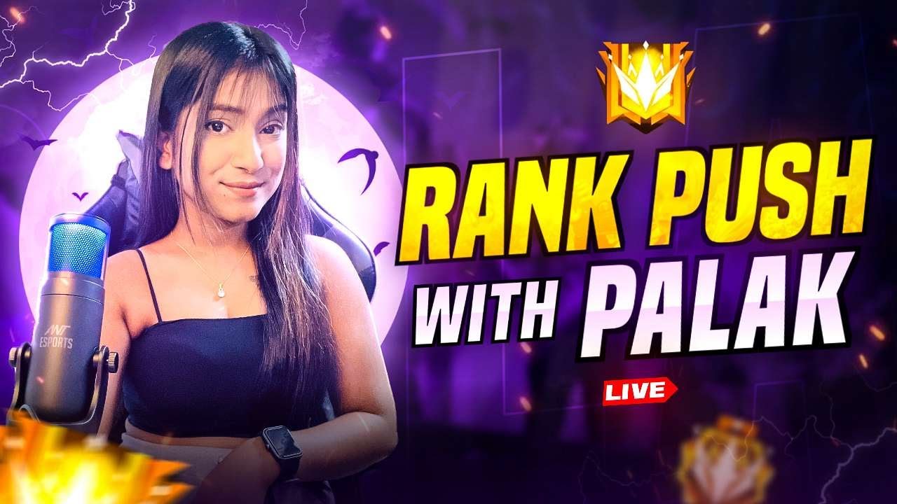 Free Fire is Live 💜 Guild Test & Fun Customs With Palak 💖