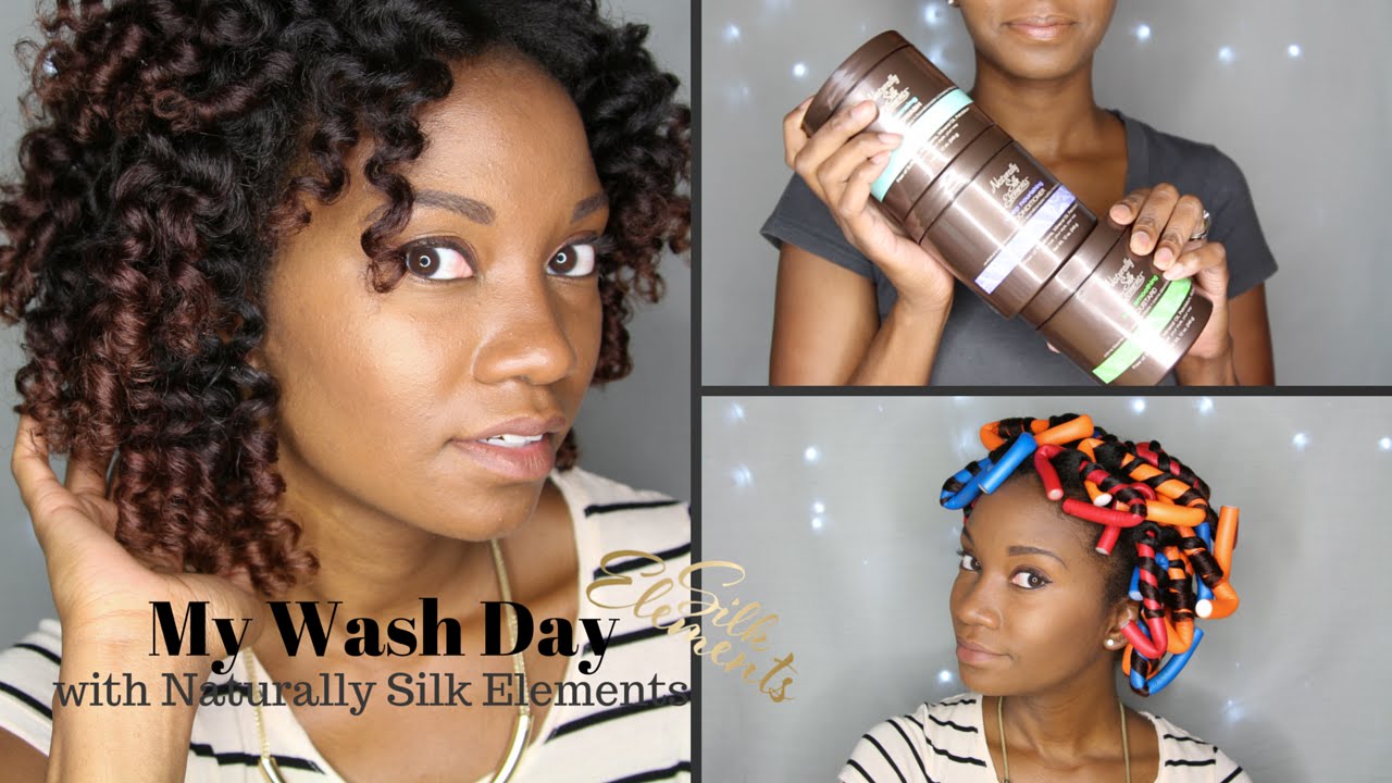 My Wash Day With Naturally Silk Elements Youtube