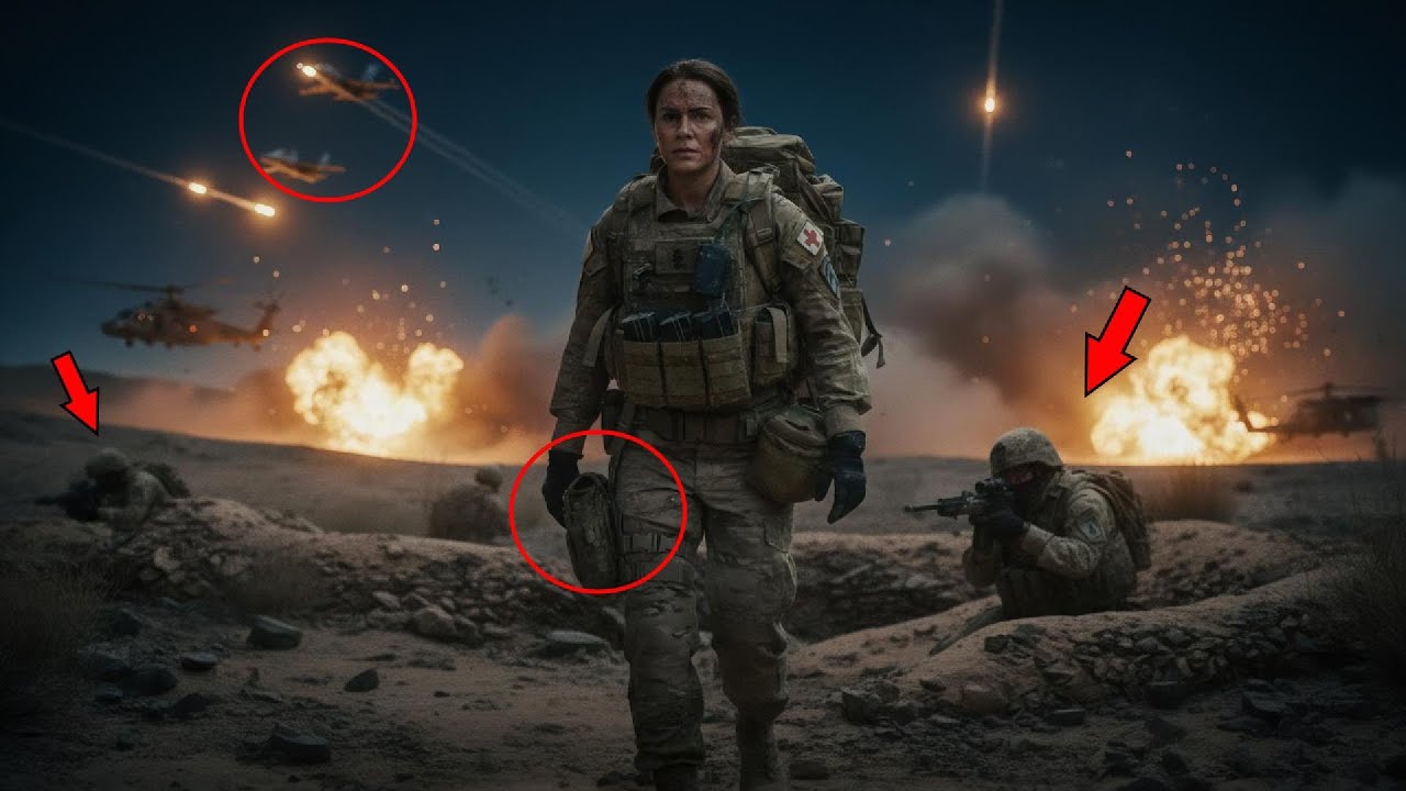 Le dijeron a la enfermera que se escondiera — “ÁNGEL 6” salvó a 18 marines