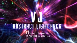 VJ Abstract Light Pack /// Motion Graphics