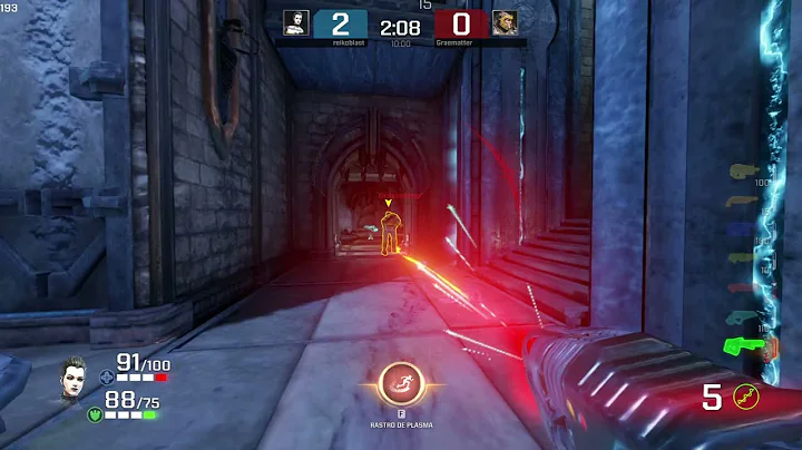 Quake Champions Gameplay Duel Ranked - BLOOD COVENANT - reikoblast gameplays